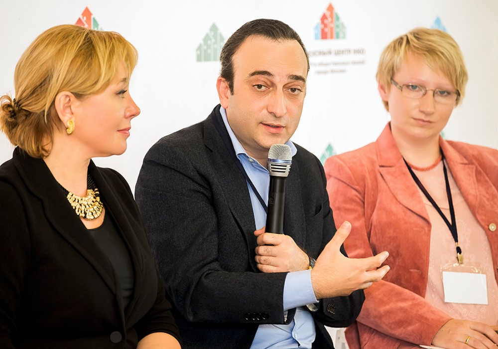 Гор Нахапетян на пресс-конференции